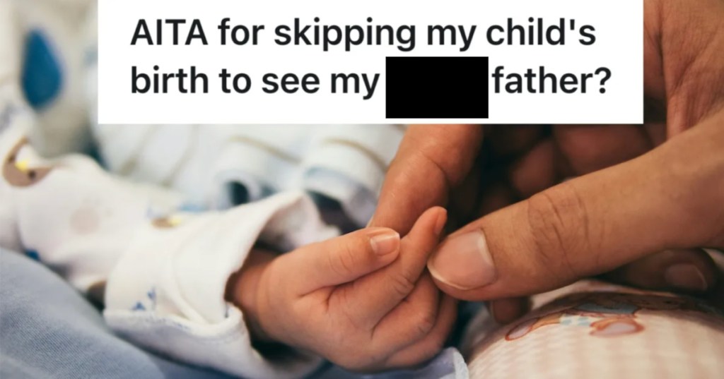 parent touching newborn baby's hand