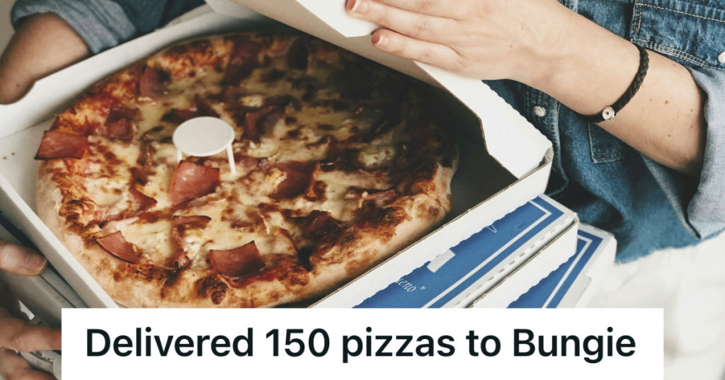 stack of pizza boxes