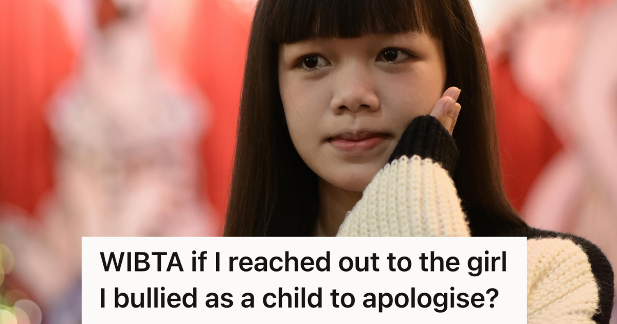 Teenager Realized How Cruelly She Treated A Classmate Years Ago, So She Now Wonders If Reaching Out Would Heal Her Or Just Hurt Her More teenage girl looking upset