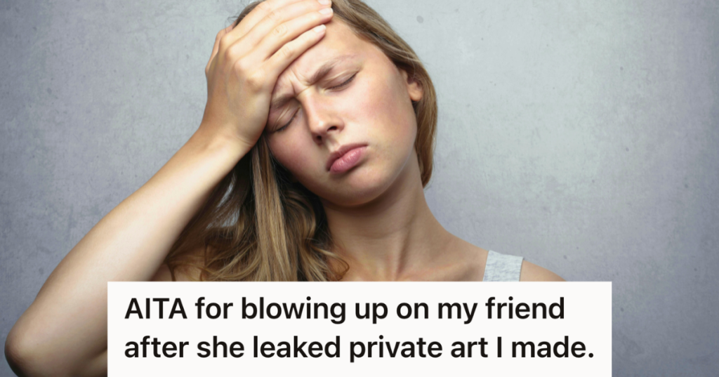 teenage girl upset with hands on head