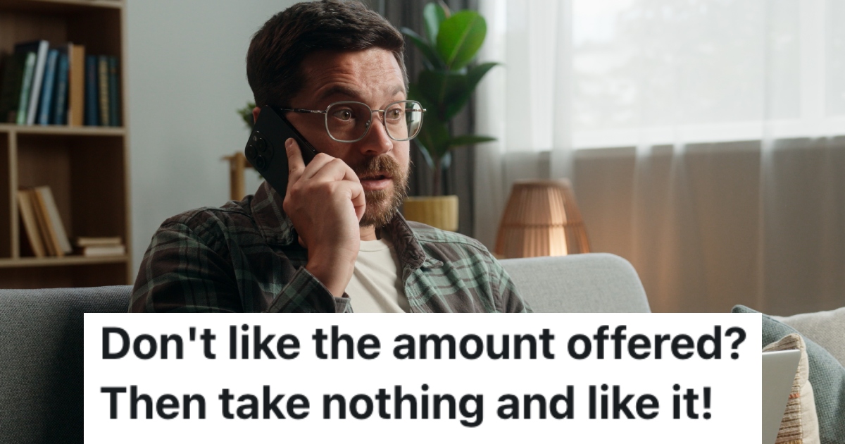 man talking on phone