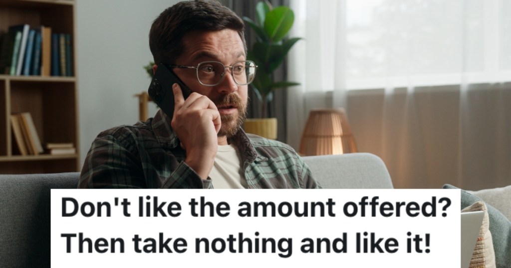 man talking on phone