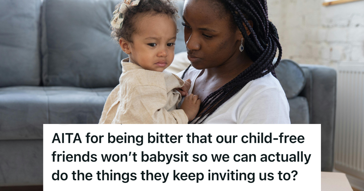 tired mother with her baby