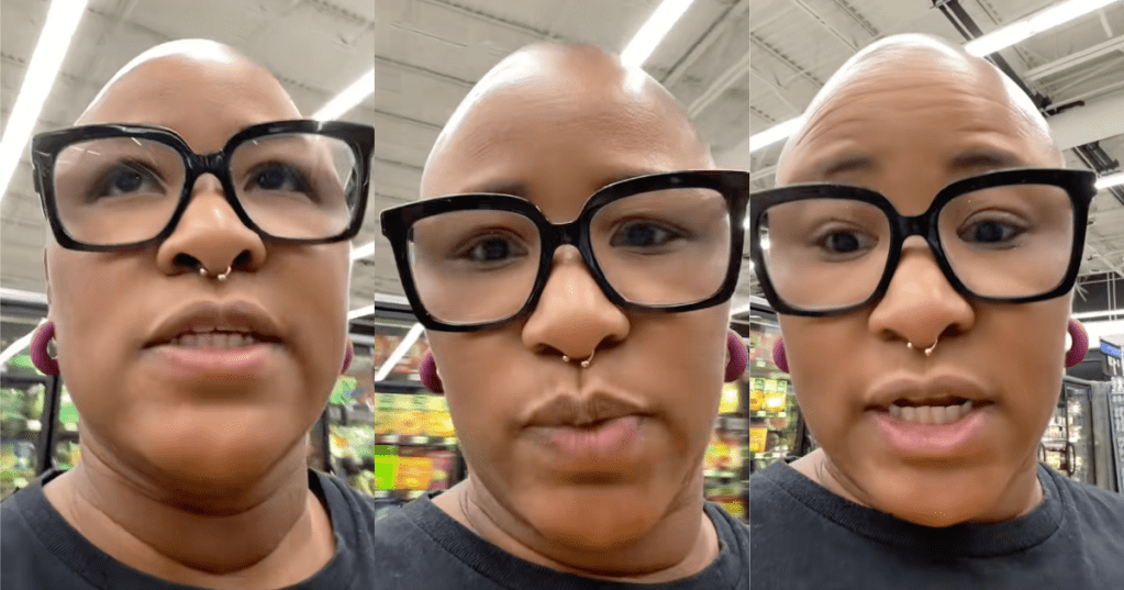 woman shopping at walmart