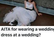 Guest Attended What He Thought Was A Costume Engagement Party In A Wedding Dress, But Then It Turned Out To Be A Surprise Wedding