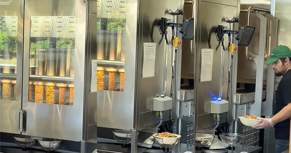 machine at a restaurant