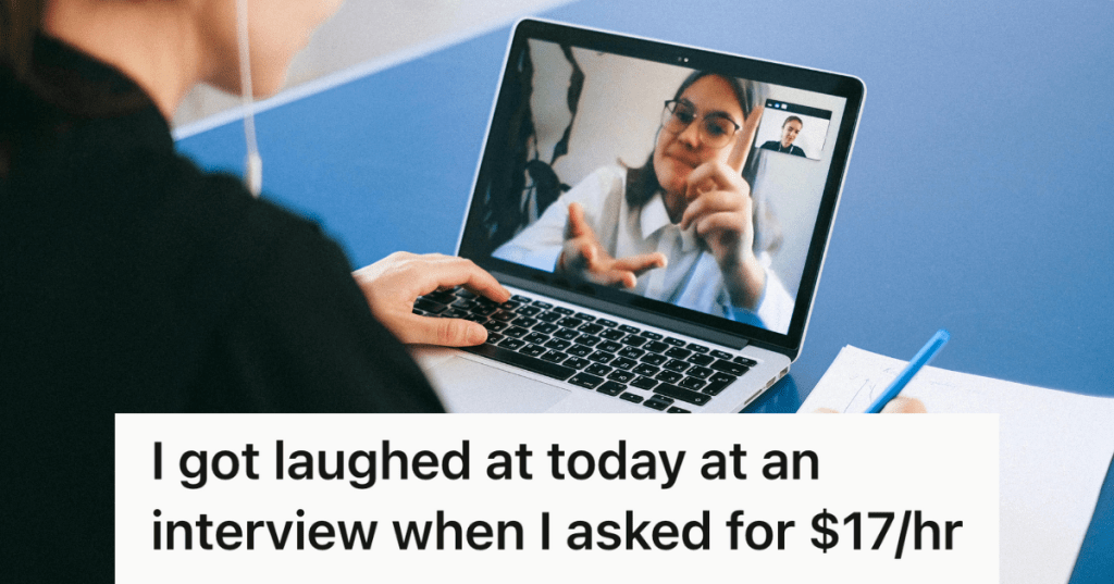 woman doing a zoom interview