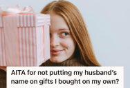Wife Bought Every Holiday Gift Alone For Years, So She Finally Stopped Putting Her Husband’s Name On Them