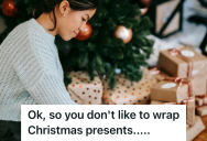 Woman’s Last-Minute Gift Wrapping Request Sparked A Playful Prank With The Name Tags, So Christmas Morning Became A Hilarious Guessing Game