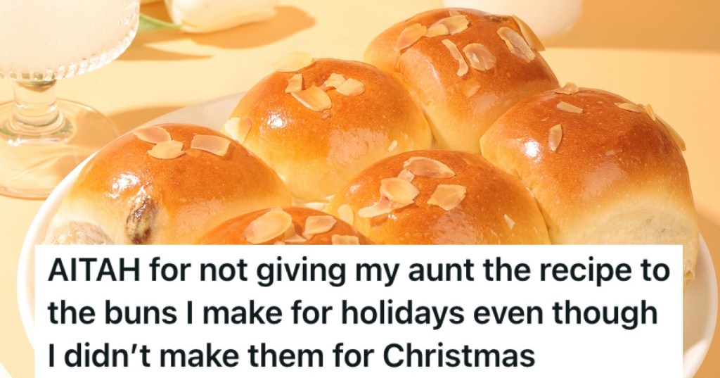 Sweet bread buns on a plate