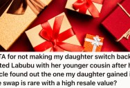Cousins Opened Labubu Gifts On Christmas Day, But When One Of Them Traded A Rare One, Their Parents Got Upset