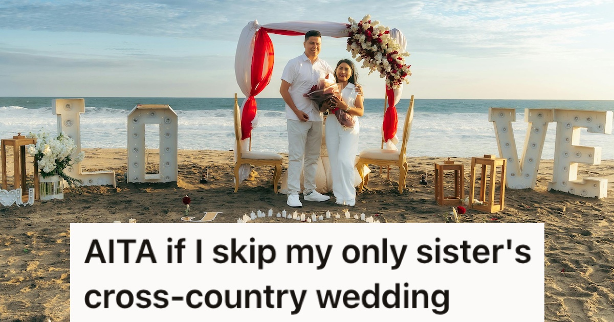 A couple getting married on a beach