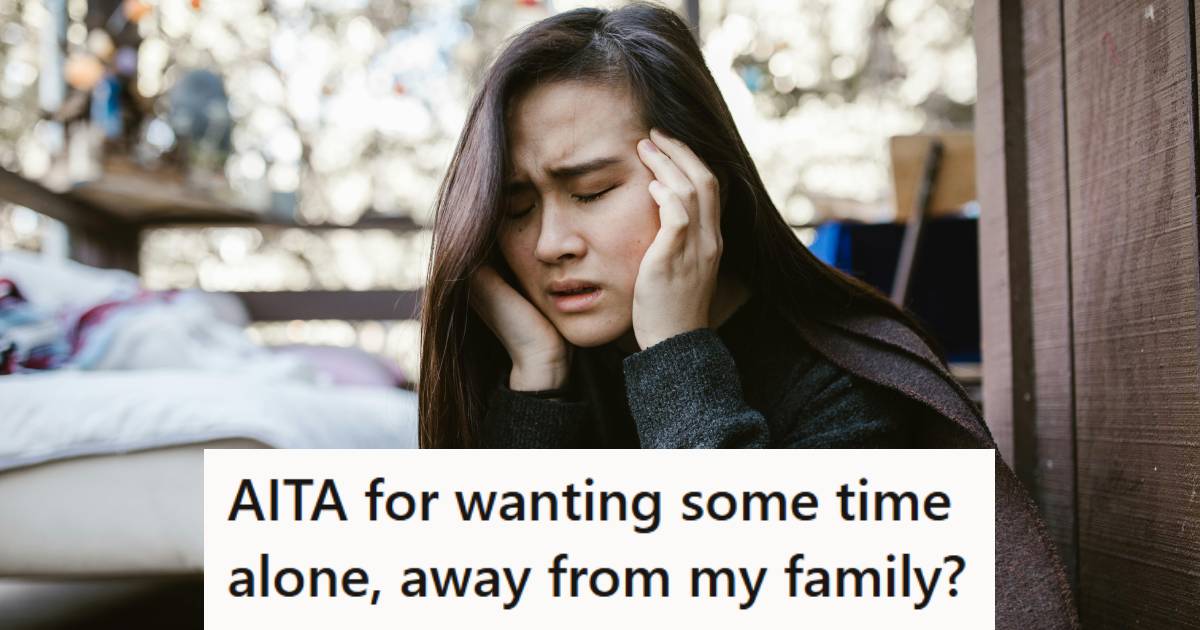 Young woman feeling stressed out because she needs some alone time