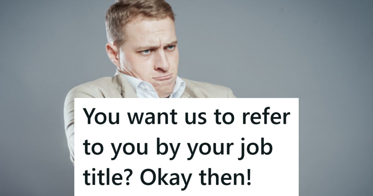 Their New Boss Insisted They Call Him By His Job Title, Production Leader Operations, And They Agreed, But Abbreviated It Into PLOPS, Which He Hated Upset boss