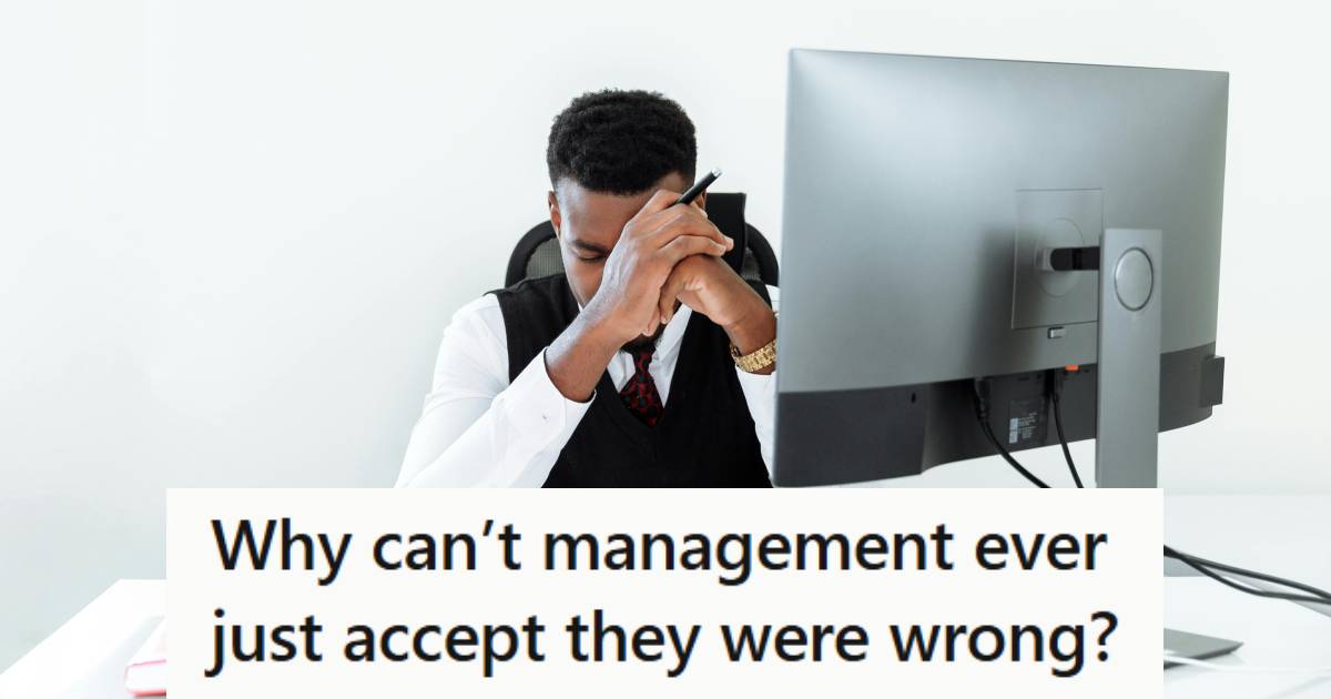 Man sitting at his desk, completely fed up with his job