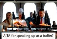 Man Watched Fellow Diner Load Multiple Plates From A Fresh Tray Of Short Ribs, So He Made A Passive Aggressive Comment Loud Enough To Be Heard And Ended Up Embarrassing His Girlfriend