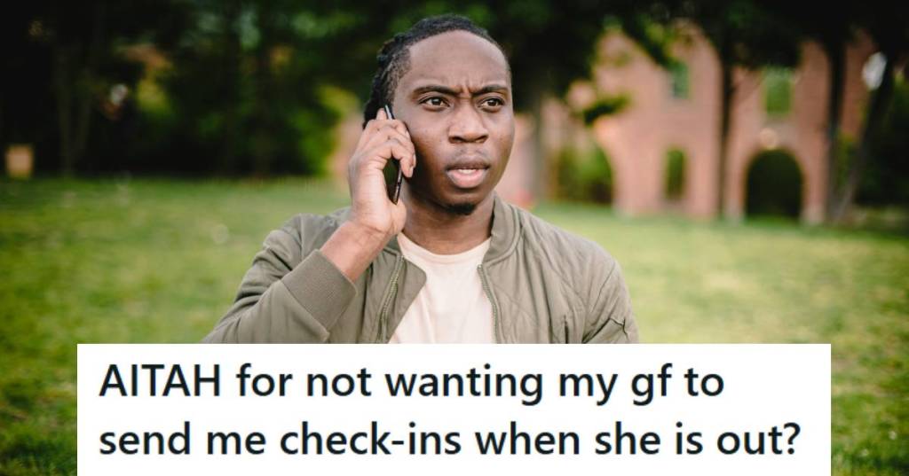 Man on the phone, getting irritated at his girlfriend
