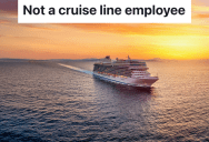 Cruise Passenger Fills A Plate Of Food To Bring To Her Husband, But Passengers On The Elevator Try To Eat It Because They Thought She Was An Employee