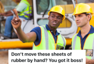 Road Construction Employees Were Carrying Equipment By Hand, But They Were Told To Follow Safety Orders. So The Construction Took Longer And Caused The Company To Pay Fines.