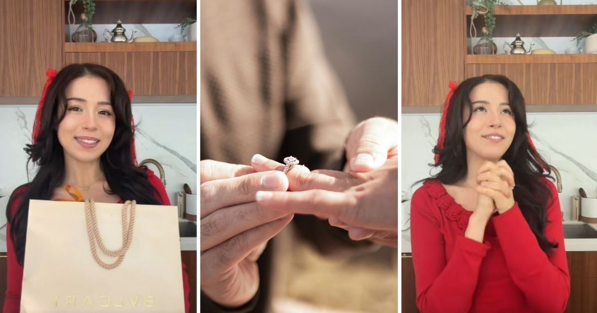 TikToker getting engaged to herself