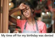 Hotel Manager Worked Most Weekends And Holidays With No Complaints, But Now She’s Angry Because Her Birthday Time Off Got Denied So Another Employee Could Keep A New Year’s Tradition