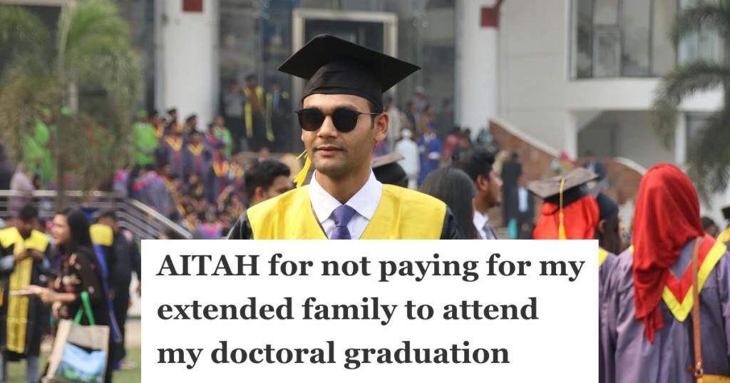 College grad at graduation