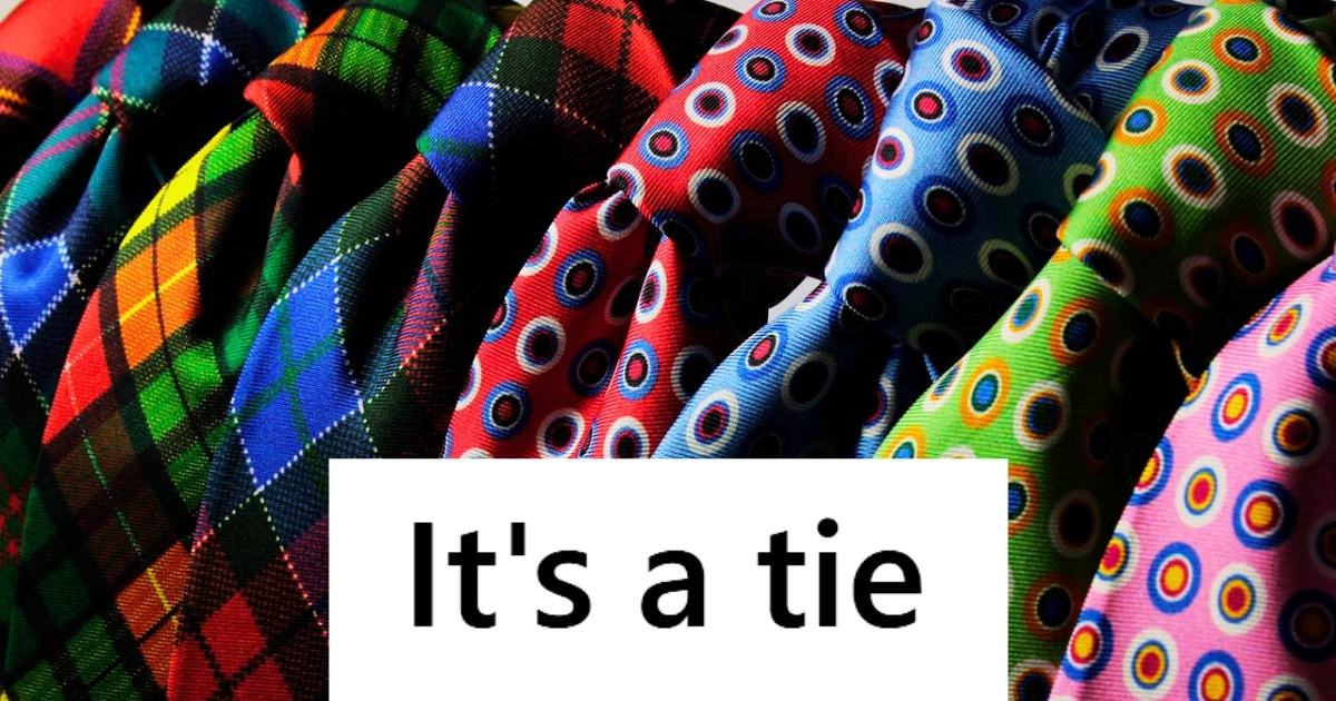 Colorful ties