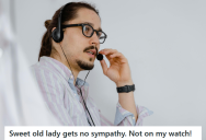 Helpful Call Center Employee Made Sure An Old Lady Received The Best Services Even After The Manager Brushed Him Off, And Now The Old Lady Is Really Happy As A Customer And Has Invited This Employee Over For Food
