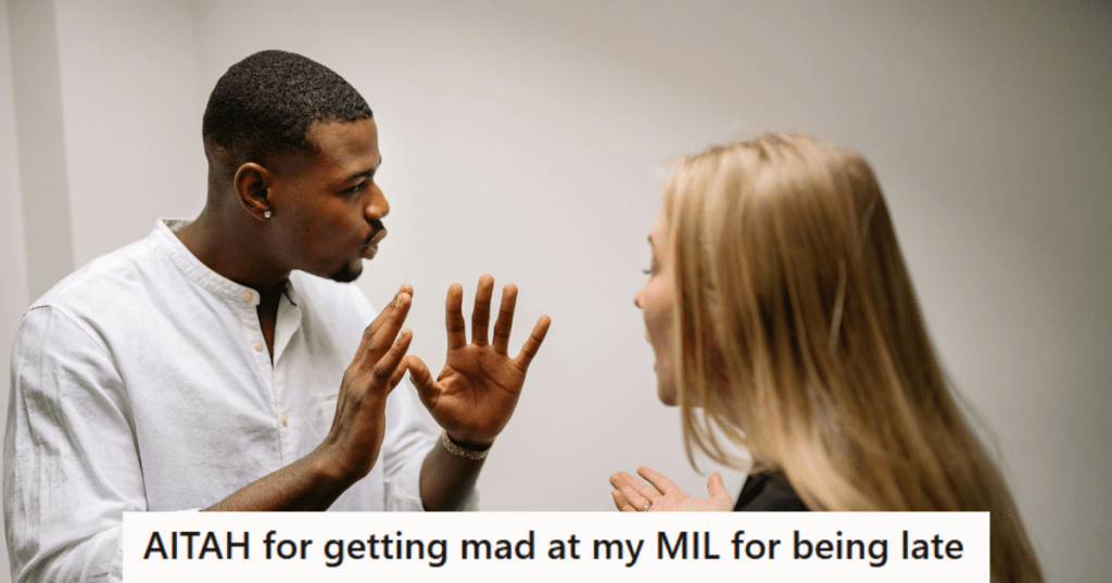 Man and woman arguing