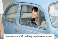 Security Guard Isn’t Sure What To Make Of A Weird Lady Exiting His Company’s Garage, So He Went Ahead And Called The Cops