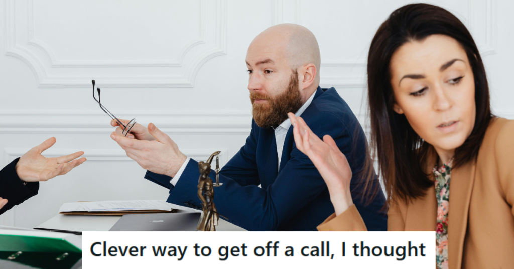 Man and woman working in office