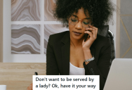 Hardworking Female Representative Got An Annoying Caller Who Wanted To Talk To A Guy, So She Redirected Them To Her Manager Who Hung Up On The Caller For His Request