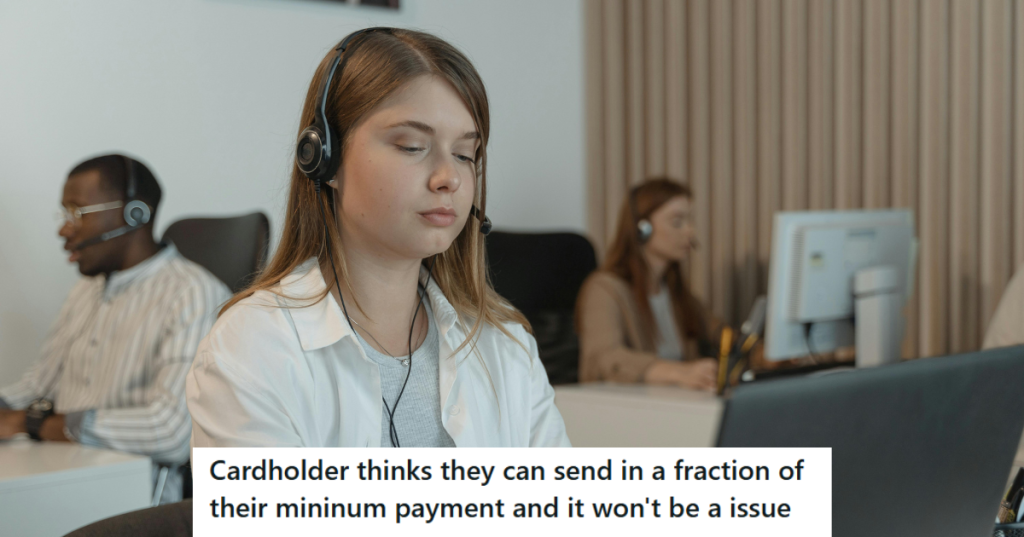 Woman wearing headset and working in office