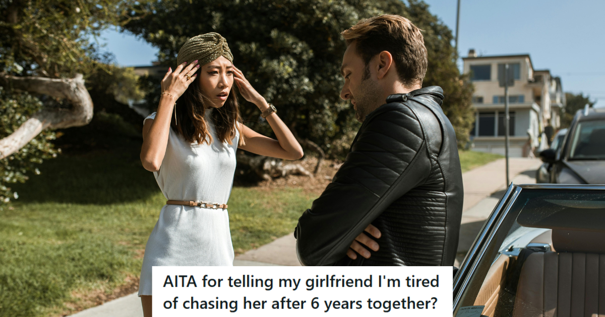 Man and woman arguing 