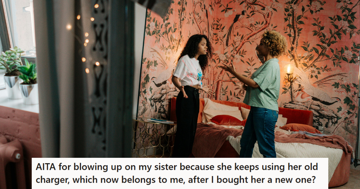 Women arguing in a room