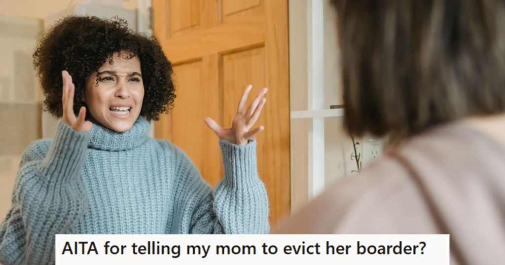Angry woman yelling at someone