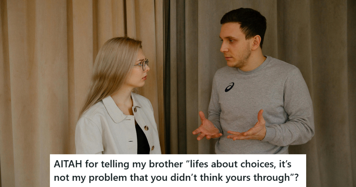 Man and woman arguing 