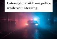 Tech Volunteer Was Helping Out At A Rural School Late At Night, But Then The Police Showed Up To See What Was Going On