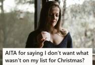 High School Senior Was Pushed To Create A Christmas List By Her Mother, But When Her Mom Mentioned That She Didn’t Even Use It, The Daughter Got Upset And Was Called Ungrateful