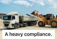 Truck Driver Refused To Listen To This Loader About Overloading The Truck, So The Demanding Driver Got Schooled The Hard Way