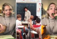 Looking For An Easy Lunch You Can Bring With You To Work? This Teacher Has A Very Strange Option.