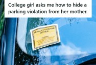 Man Working At A Call Center Received A Call From A College Kid Needing Help Hiding A Parking Violation, So They Teamed Up And Came Up With A Clever Solution