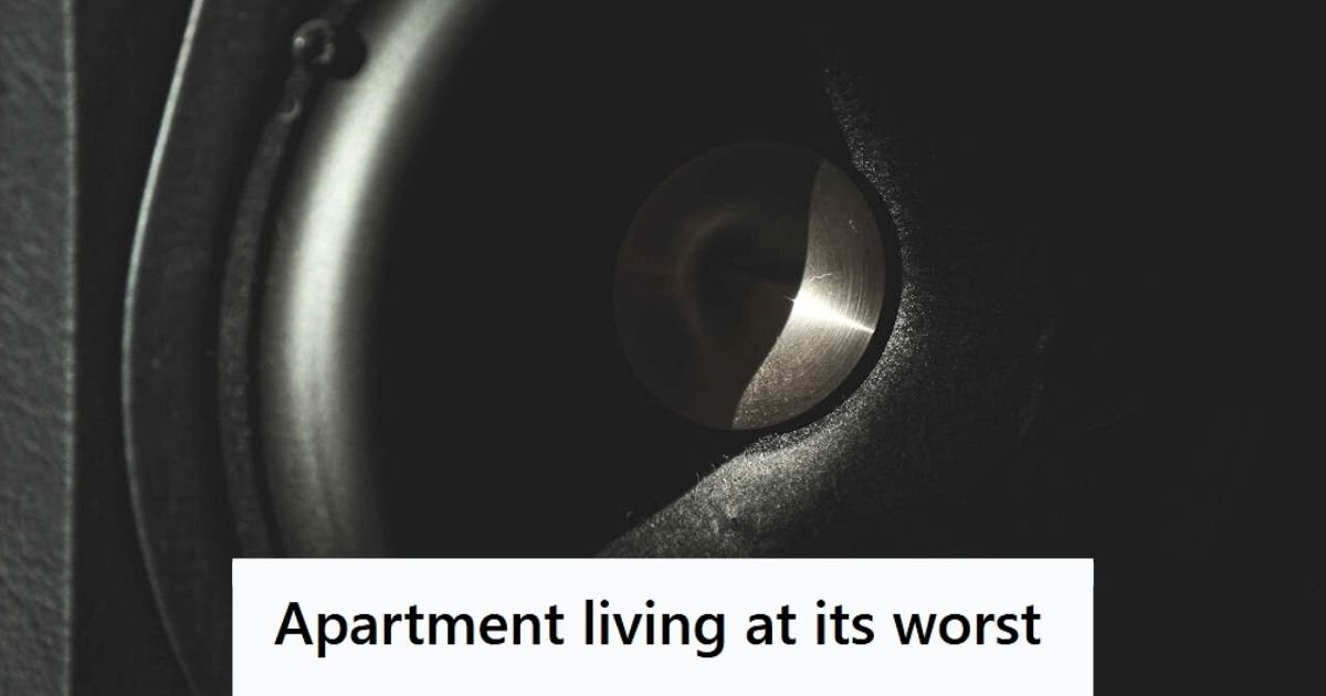 Zoom of black speakers