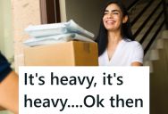 Shipping Employee Warned The Woman That The Package Was Very Heavy, But She Just Got Upset At The Warning And Told Him To Let Go