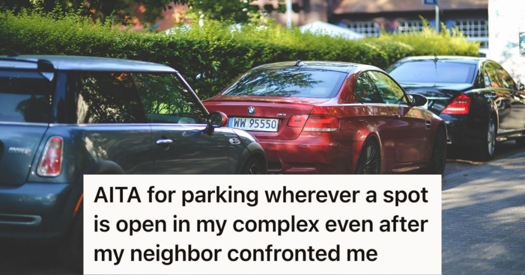 Cars parked along a residential street