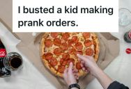 Pizza Delivery Guy Realized An Order Was A Prank Call, So He Tracked Down The Prankster And Threatened To Call The Cops