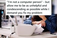 He Took A Request From A Caller Who Was Not At All Tech Savvy Complaining About Printer Issues, And After Extensive Troubleshooting, He Found That The Printer Wasn’t Even Plugged In