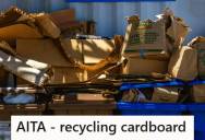 Homeowner Added One Bag Of Cardboard To The Neighbor’s Recycling After The Truck Passed By His House Early, But His Neighbor Confronted Him And Accused Him Of Being Disrespectful