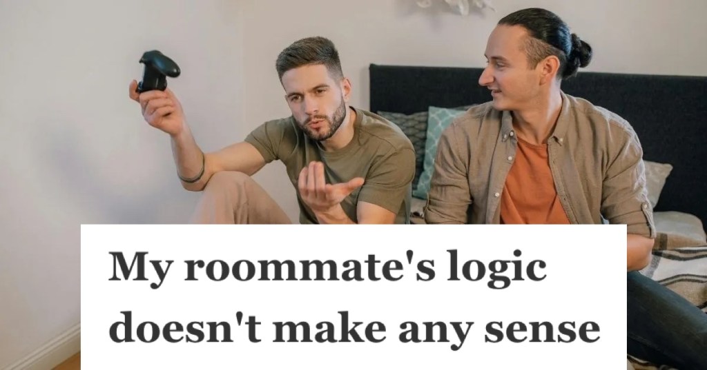 two friends arguing over a game