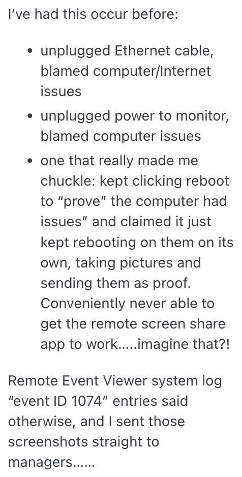 Computer Help Desk Person Problem Reported Tech Helpdesk Employee Was Suspicious About A User's Frequent Tickets ...